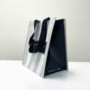 PP Non-Woven Elegant Black & White Fashion Reusable Shopping Bag - K012