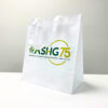 PP Non-Woven White Reusable Shopping Bag for Event - K016