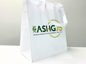PP Non-Woven White Reusable Shopping Bag for Event - K016