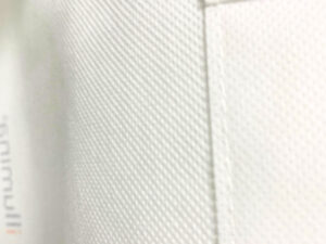 PP Non-Woven White Reusable Shopping Bag for Event - K016