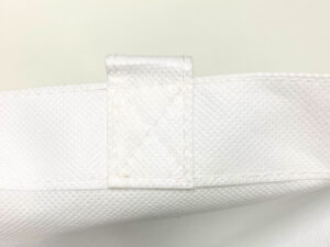 PP Non-Woven White Reusable Shopping Bag for Event - K016