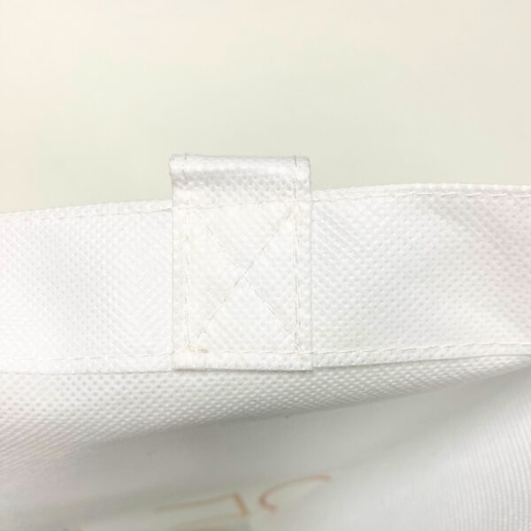 PP Non-Woven White Reusable Shopping Bag for Event - K016