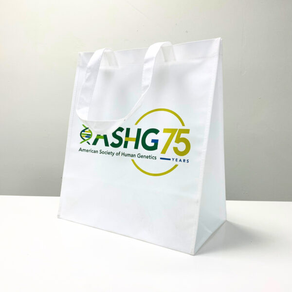 PP Non-Woven White Reusable Shopping Bag for Event - K016
