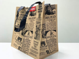 RPET reusable kraft brown shopping bag - K007